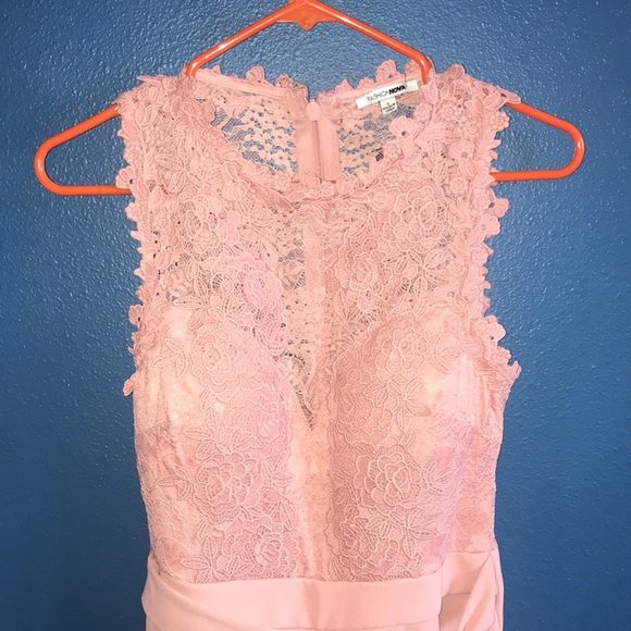 Lacy Blush Jumpsuit - Picture 2 of 5